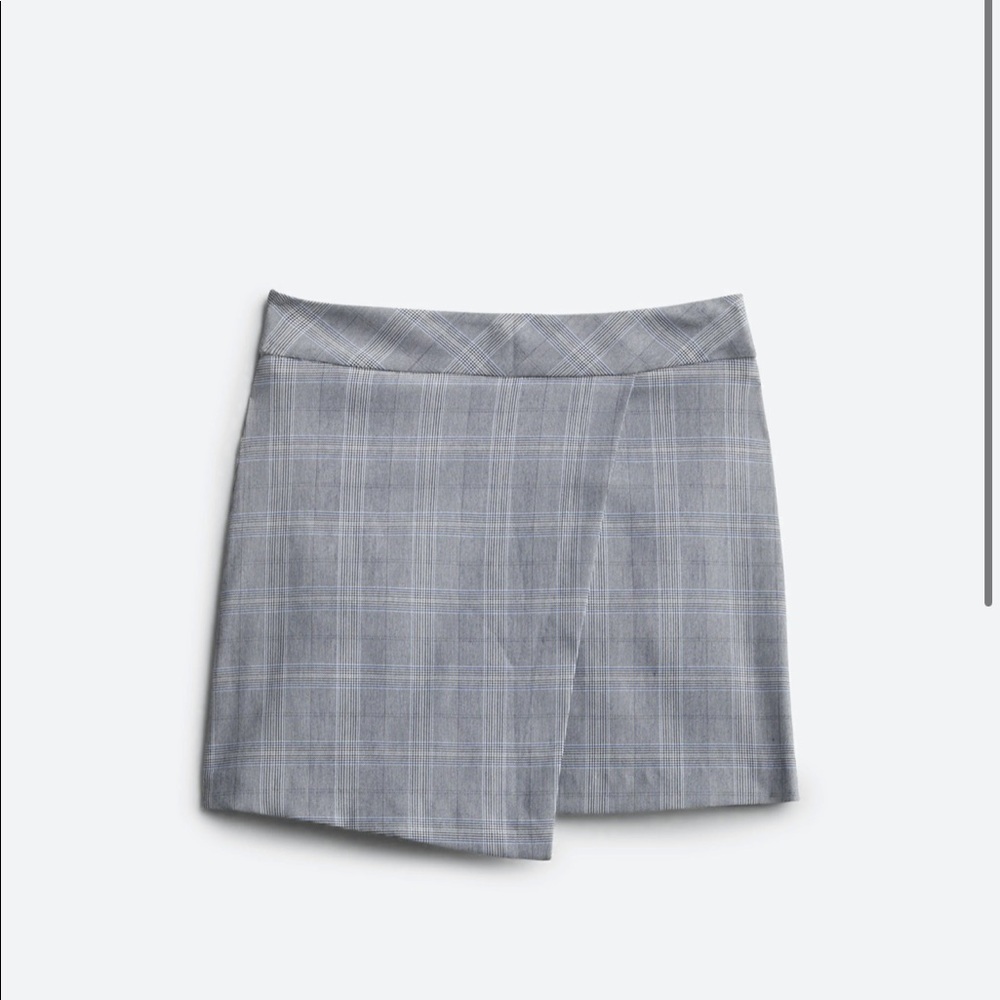 Margaret M Plaid Envelope Skirt